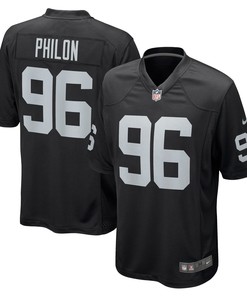 Darius Philon Las Vegas Raiders Game Jersey - Black Nfl