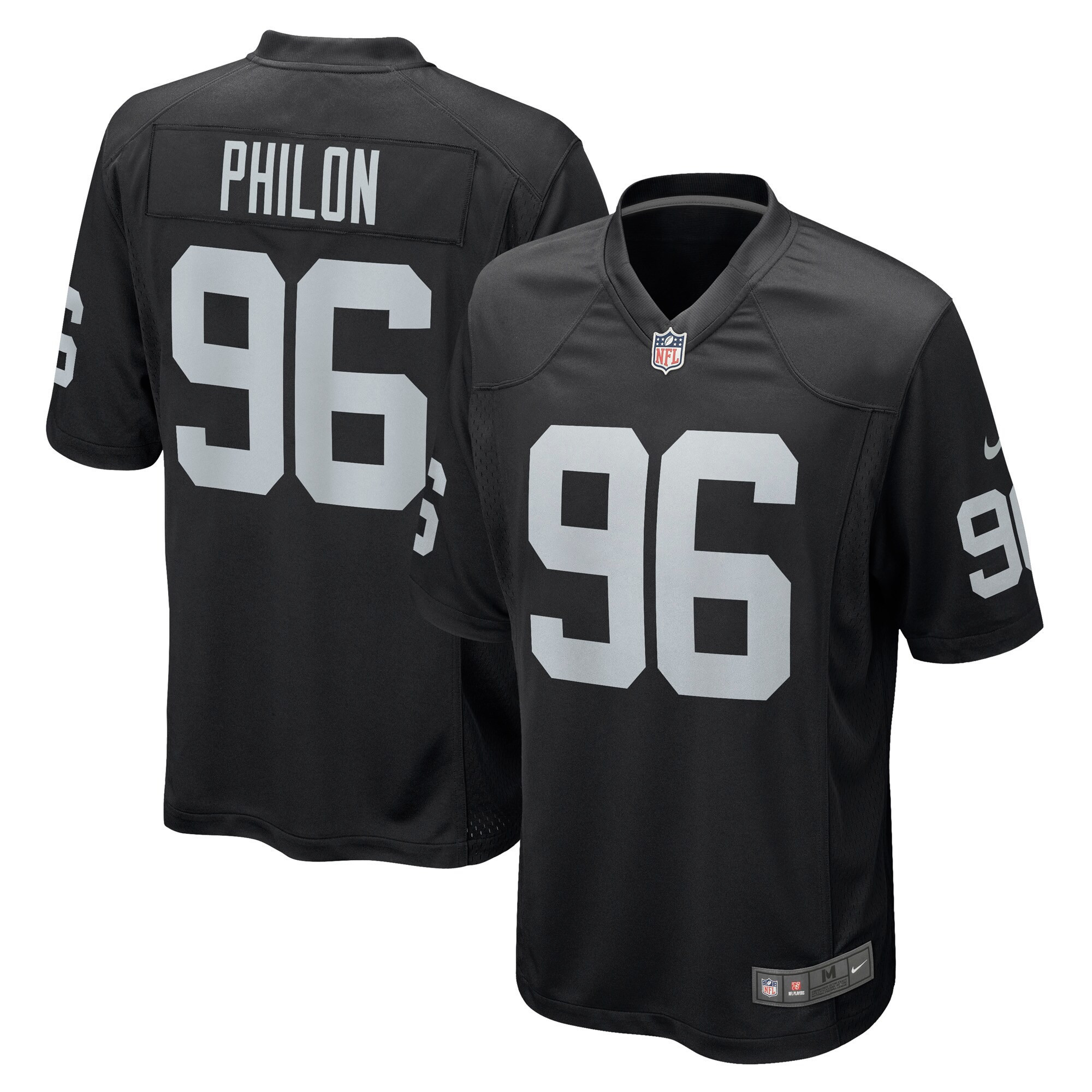 Darius Philon Las Vegas Raiders Game Jersey - Black Nfl