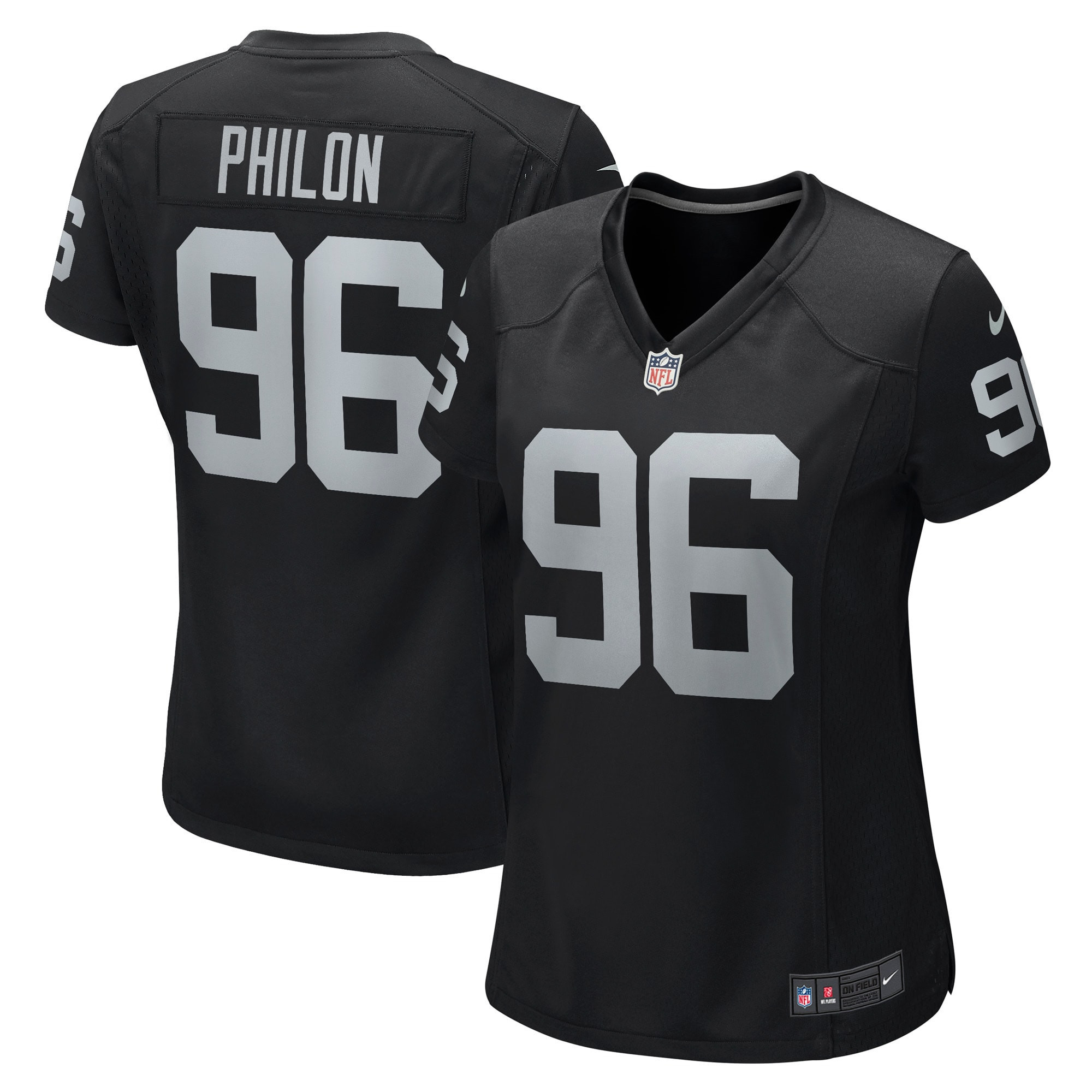 Darius Philon Las Vegas Raiders Womens Game Jersey - Black Nfl