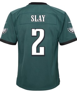 Darius Slay 2 Philadelphia Eagles Super Bowl LVII Champions 2 Stars 2 Stars Youth Game Jersey - Black