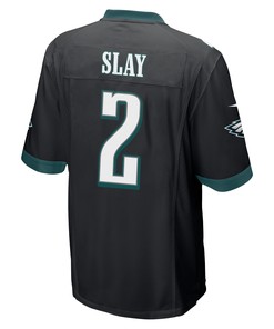 Darius Slay 2 Philadelphia Eagles Super Bowl LVII Champions 2 Stars Men Game Jersey - Black