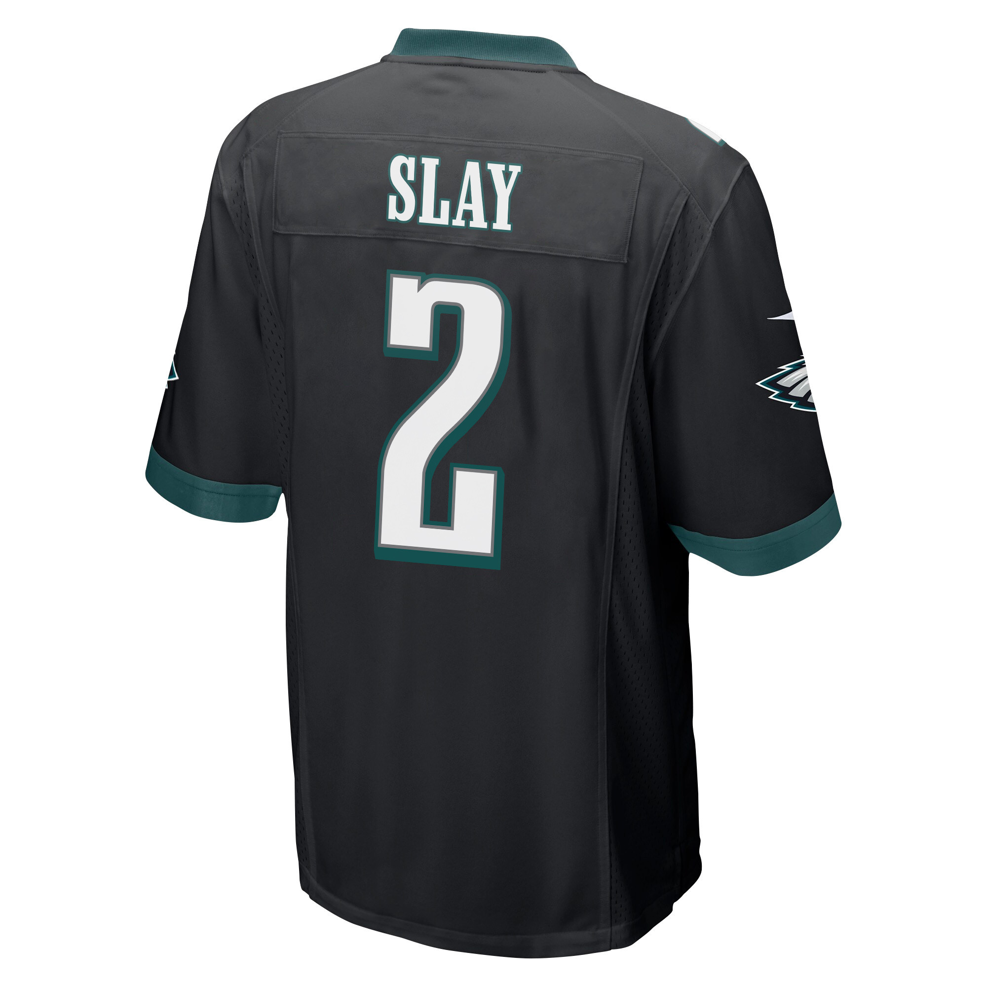 Darius Slay 2 Philadelphia Eagles Super Bowl LVII Champions 2 Stars Men Game Jersey - Black
