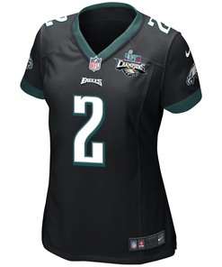 Darius Slay 2 Philadelphia Eagles Super Bowl LVII Champions 2 Stars Women Game Jersey - Black