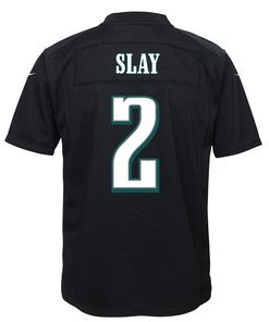 Darius Slay 2 Philadelphia Eagles Super Bowl LVII Champions 2 Stars Youth Game Jersey - Black