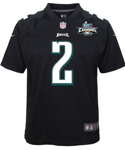 Darius Slay 2 Philadelphia Eagles Super Bowl LVII Champions 2 Stars Youth Game Jersey - Black