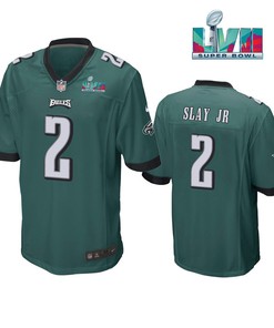 Darius Slay 2 Philadelphia Eagles Super Bowl LVII Game Player Men Jersey - Green