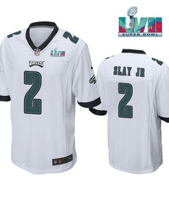 Darius Slay 2 Philadelphia Eagles Super Bowl LVII Game Player Men Jersey - White