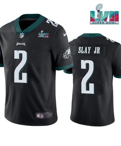 Darius Slay 2 Philadelphia Eagles Super Bowl LVII Vapor Limited Men Jersey - Black