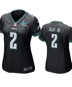 Darius Slay Jr 2 Philadelphia Eagles Super Bowl LVII Black Game Jersey - Women