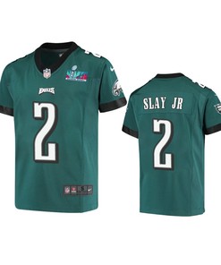 Darius Slay Jr 2 Philadelphia Eagles Youth Super Bowl LVII Game Jersey - Green
