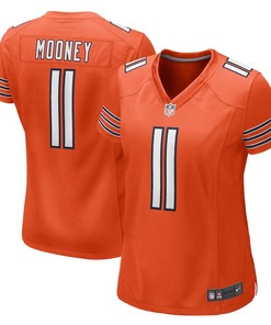 Darnell Mooney 11 Chicago Bears Women's Alternate Game Player Jersey - Orange
