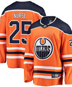Darnell Nurse Edmonton Oilers Fanatics Branded Breakaway Player Jersey - Orange Nhl