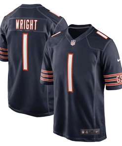 Darnell Wright Chicago Bears 2023 NFL Draft First Round Pick Game Jersey - Navy