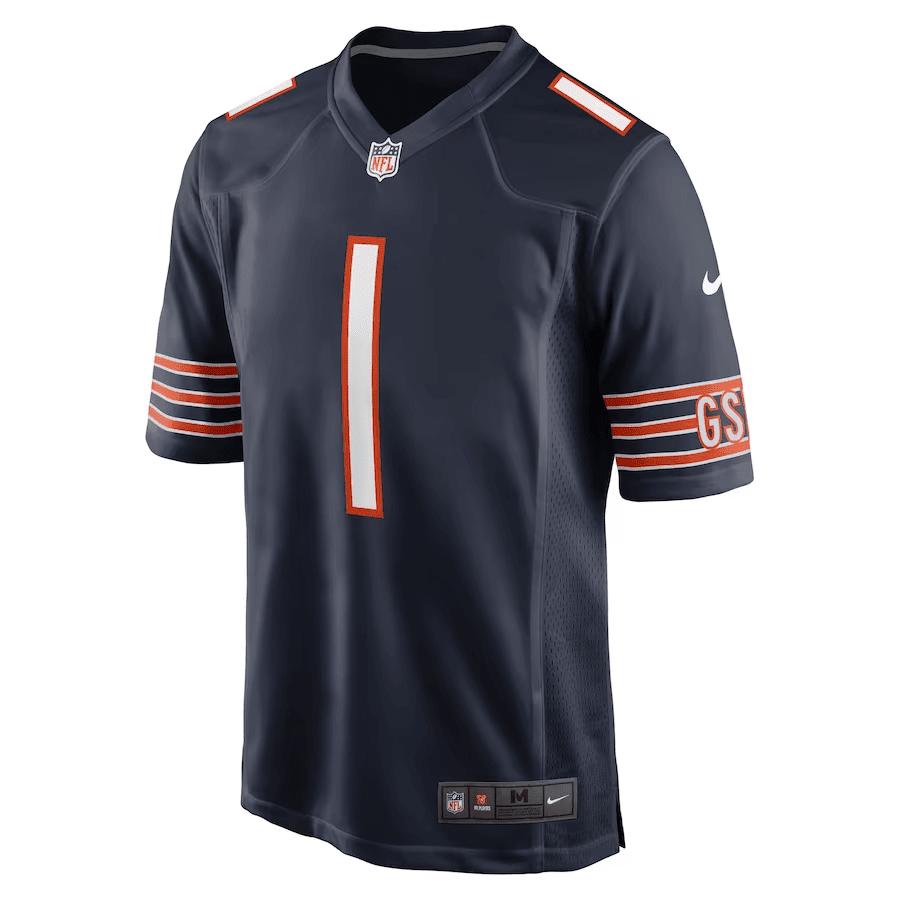 Darnell Wright Chicago Bears 2023 NFL Draft First Round Pick Game Jersey - Navy