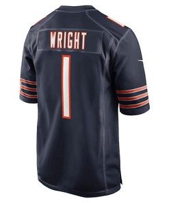 Darnell Wright Chicago Bears 2023 NFL Draft First Round Pick Game Jersey - Navy