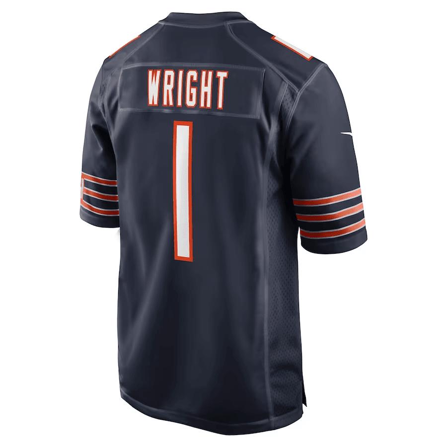 Darnell Wright Chicago Bears 2023 NFL Draft First Round Pick Game Jersey - Navy