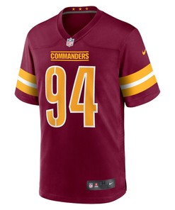 Daron Payne Washington Commanders Player Game Jersey - Burgundy