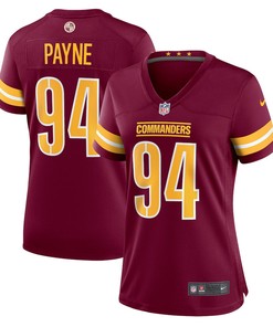 Daron Payne Washington Commanders Women's Player Game Jersey - Burgundy