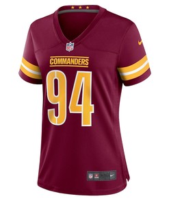 Daron Payne Washington Commanders Women's Player Game Jersey - Burgundy