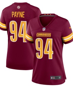 Daron Payne Washington Commanders Womens Player Game Jersey - Burgundy Nfl