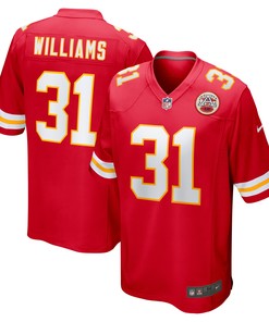Darrel Williams Kansas City Chiefs Game Jersey - Red Nfl