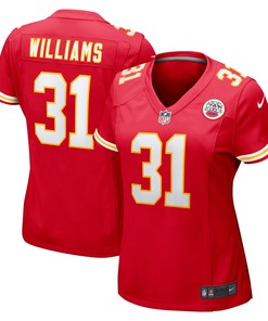Darrel Williams Kansas City Chiefs Womens Game Jersey - Red Nfl