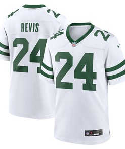 Darrelle Revis 24 New York Jets Legacy Retired Game Men Jersey - White