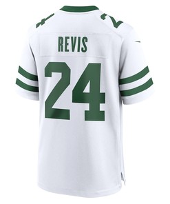 Darrelle Revis 24 New York Jets Legacy Retired Game Men Jersey - White