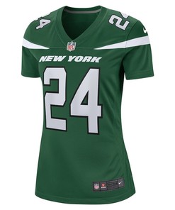 Darrelle Revis 24 New York Jets Women's Retired Player Game Jersey - Gotham Green