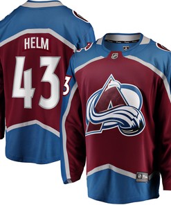 Darren Helm Colorado Avalanche Fanatics Branded Home Breakaway Player Jersey - Burgundy Nhl