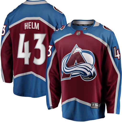 Darren Helm Colorado Avalanche Fanatics Branded Home Breakaway Player Jersey - Burgundy Nhl