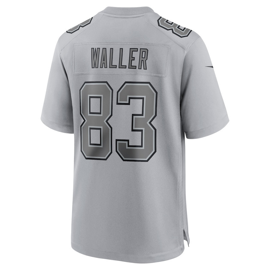 Darren Waller 83 Las Vegas Raiders Atmosphere Fashion Game Jersey - Gray