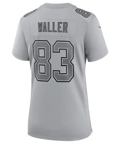 Darren Waller 83 Las Vegas Raiders Women's Atmosphere Fashion Game Jersey - Gray