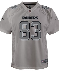 Darren Waller 83 Las Vegas Raiders Youth Atmosphere Game Jersey - Gray