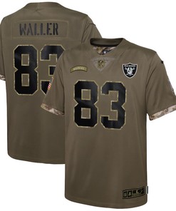 Darren Waller Las Vegas Raiders 2022 Salute To Service Player Limited Jersey - Olive