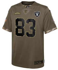 Darren Waller Las Vegas Raiders 2022 Salute To Service Player Limited Jersey - Olive