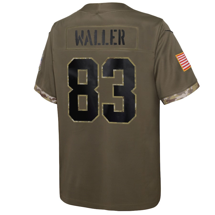 Darren Waller Las Vegas Raiders 2022 Salute To Service Player Limited Jersey - Olive