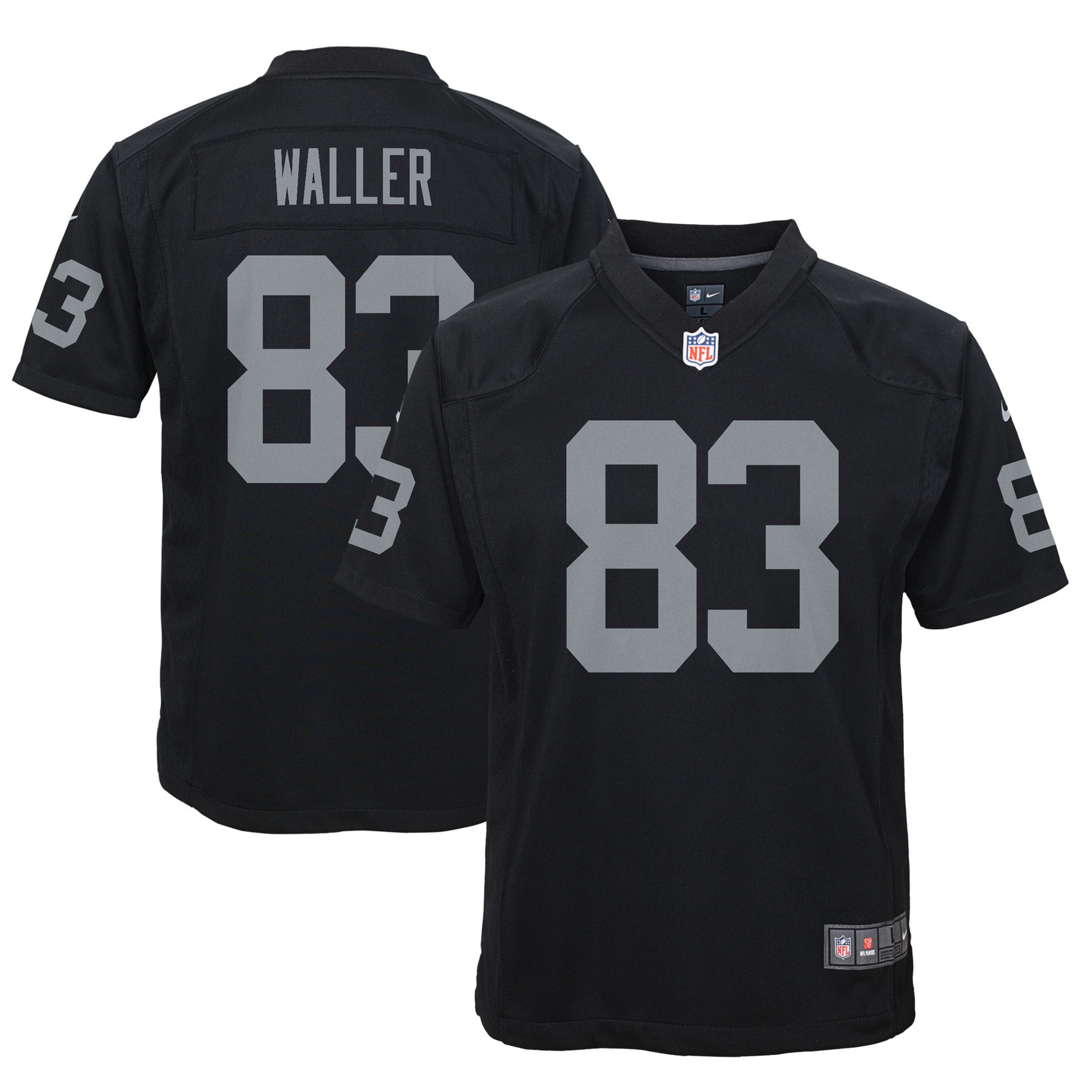 Darren Waller Las Vegas Raiders Game Jersey Black Nfl