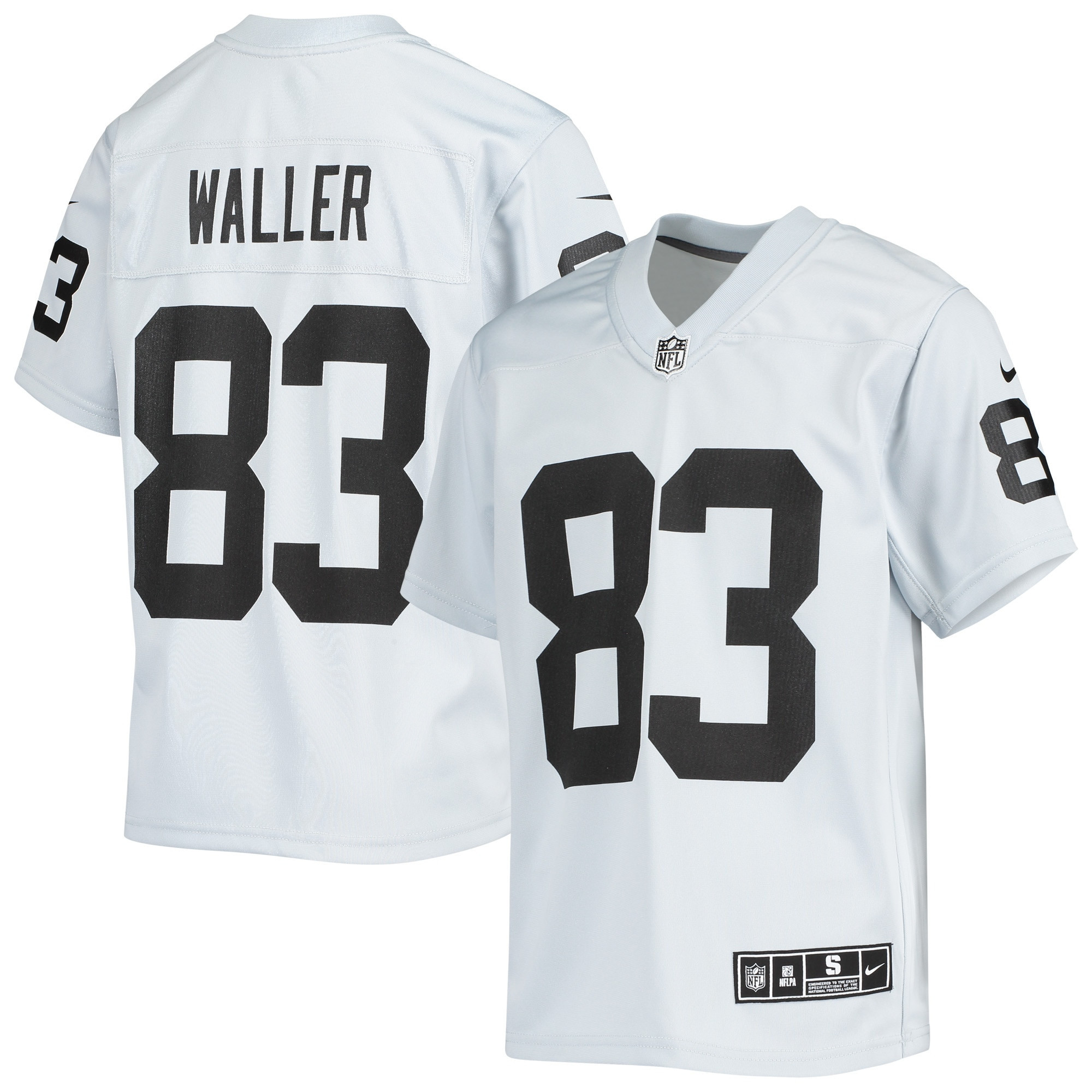 Darren Waller Las Vegas Raiders Inverted Team Game Jersey - Silver Nfl