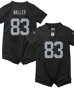 Darren Waller Las Vegas Raiders Newborn & Infant Game Romper Jersey - Black Nfl
