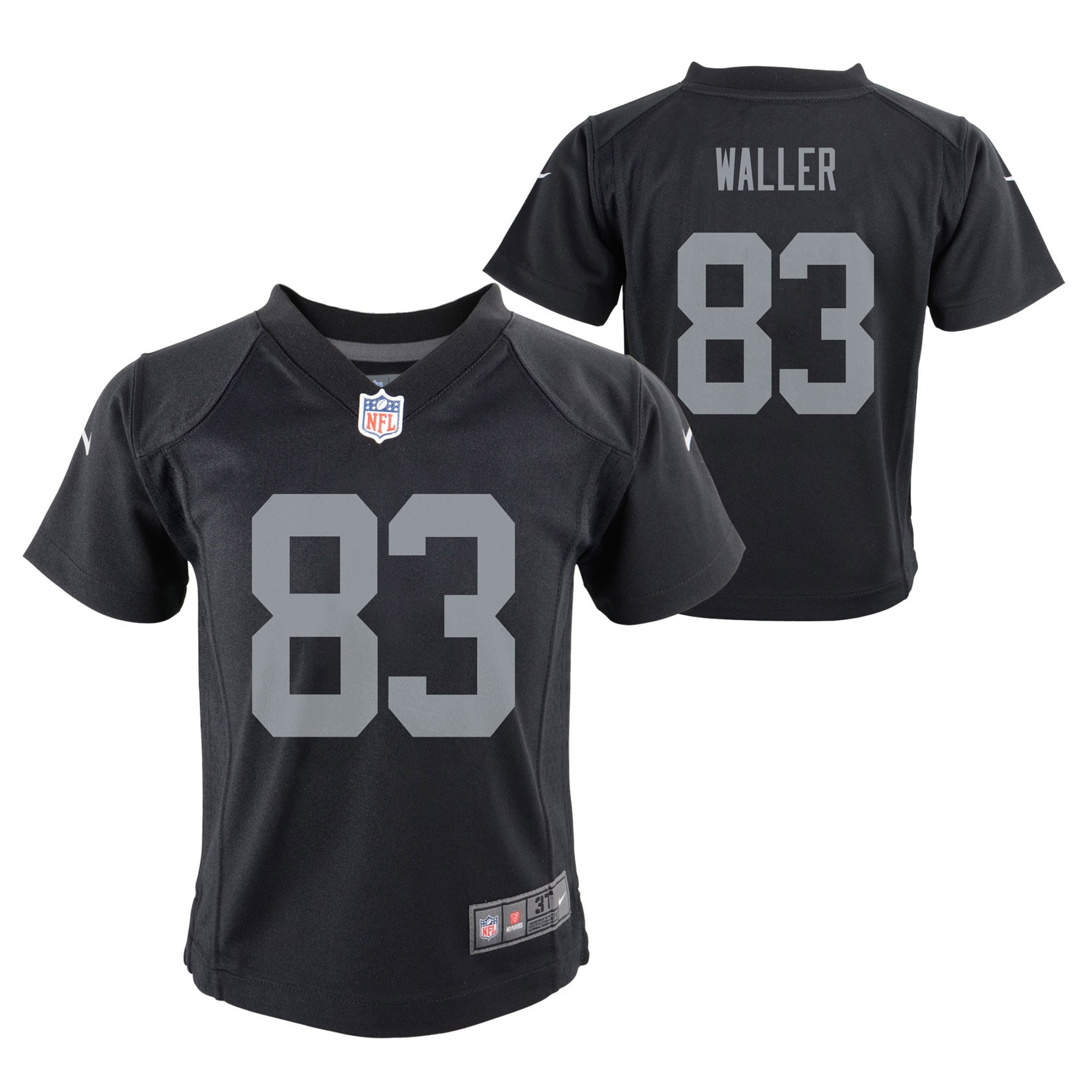 Darren Waller Las Vegas Raiders Toddler Game Jersey - Black Nfl