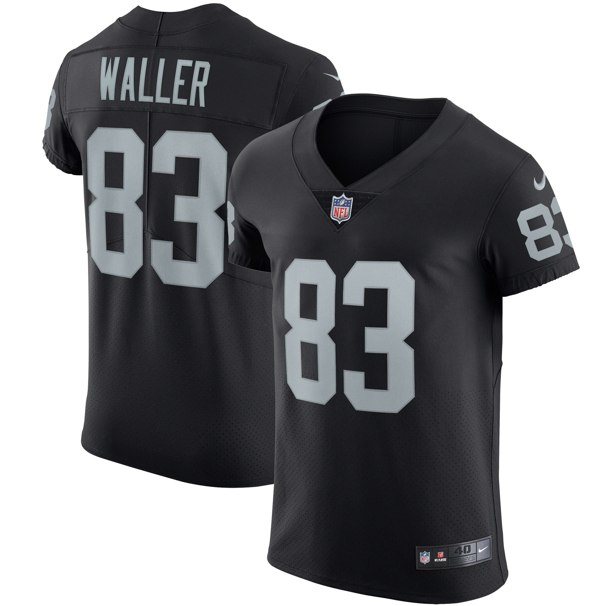 Darren Waller Las Vegas Raiders Vapor Elite Jersey - Black Nfl