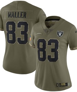 Darren Waller Las Vegas Raiders Women's 2022 Salute To Service Limited Jersey - Olive