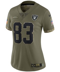 Darren Waller Las Vegas Raiders Women's 2022 Salute To Service Limited Jersey - Olive