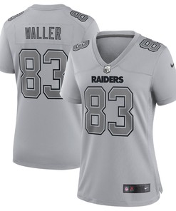 Darren Waller Las Vegas Raiders Womens Atmosphere Fashion Game Jersey - Gray Nfl