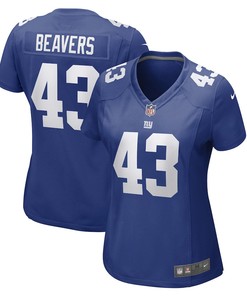Darrian Beavers New York Giants Women's Game Player Jersey - Royal