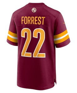 Darrick Forrest Washington Commanders Game Player Jersey - Burgundy