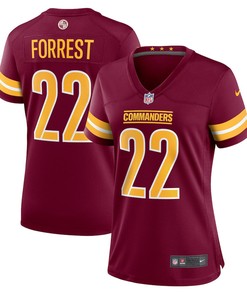 Darrick Forrest Washington Commanders Women's Game Player Jersey - Burgundy
