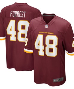 Darrick Forrest Washington Football Team Game Jersey - Burgundy Nfl