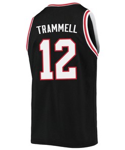 Darrion Trammell 12 San Diego State Aztecs 2023 Basketball Jersey- Men Black
